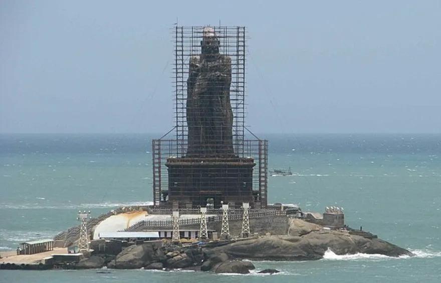 Thiruvalluvar Statue renovation Project at Kanniyakumari